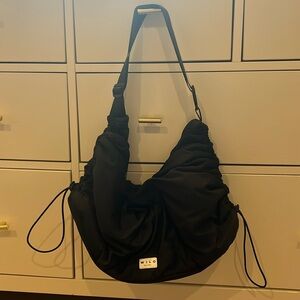 NWT Wilo the Label - Ruched Sling Bag (Black)